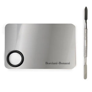 Borciani e Bonazzi - Rectangular Steel Palette with Spatula