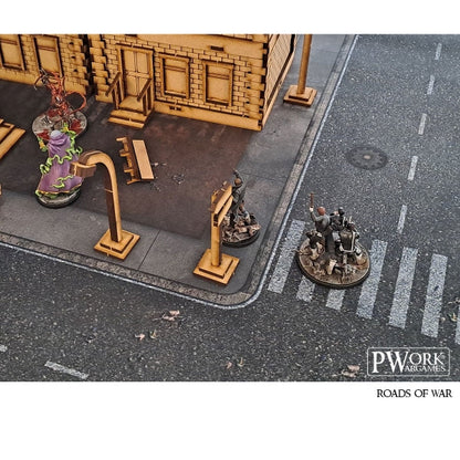 PWork - Roads of War - Wargames Terrain Mat - 4X6'