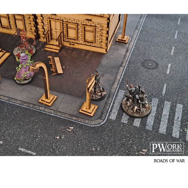 PWork - Roads of War - Wargames Terrain Mat - 44X30"