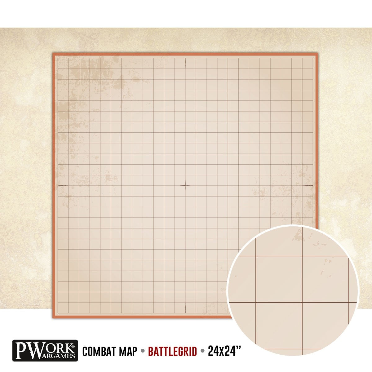 PWork - RPG Battlegrid - 24x24" Square Grid