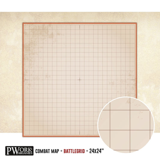 PWork - RPG Battlegrid - 24x24" Square Grid