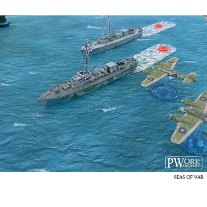 PWork - Seas of War - Wargames Terrain Mat - 44X30"