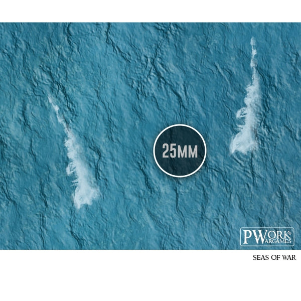 PWork - Seas of War - Wargames Terrain Mat - 44X30"
