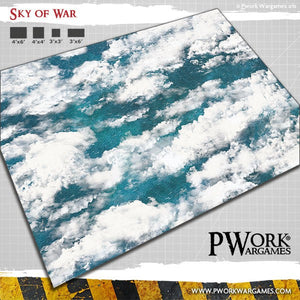 PWork - Sky of War - Wargames Terrain Mat - 44X90