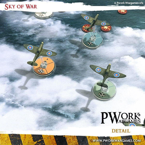 PWork - Sky of War - Wargames Terrain Mat - 3X6'