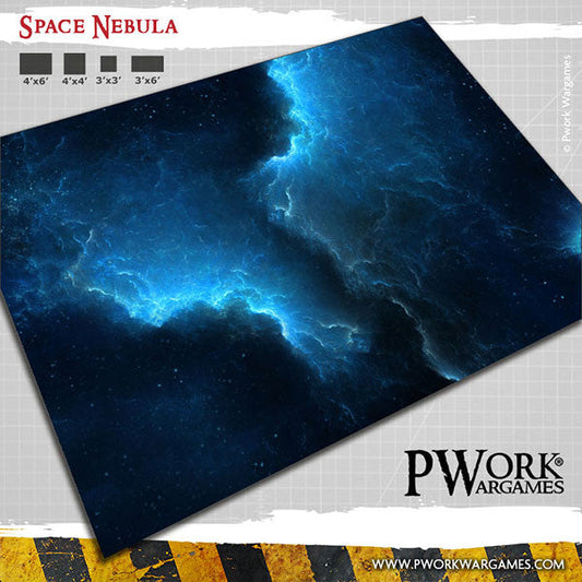 PWork - Space Nebula - Wargames Terrain Mat - 44X30"
