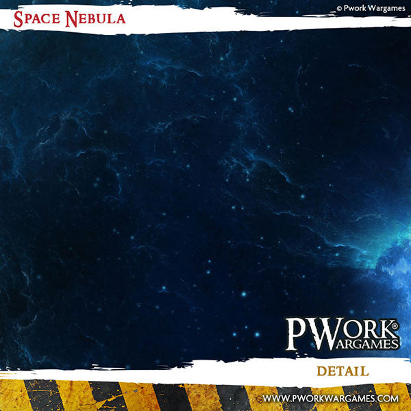 PWork - Space Nebula - Wargames Terrain Mat - 44X90"