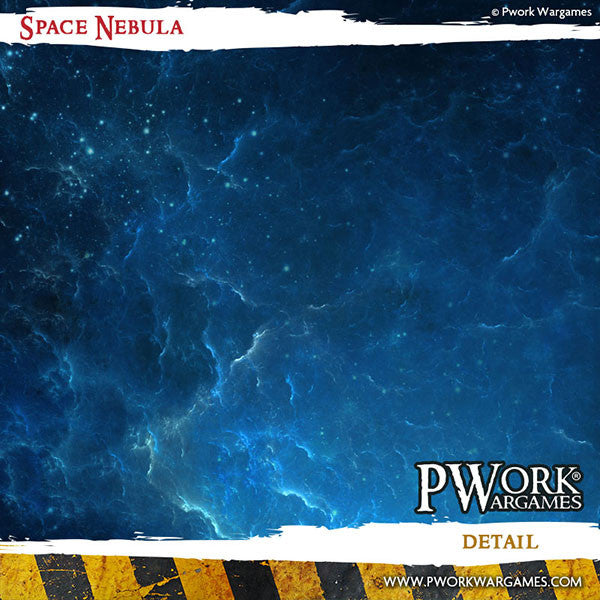 PWork - Space Nebula - Wargames Terrain Mat - 44X90"