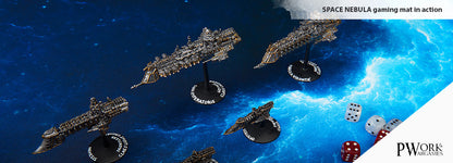 PWork - Space Nebula - Wargames Terrain Mat - 3X3'
