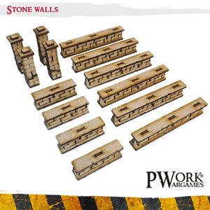 PWork - Stone walls - MDF Terrain Scenery