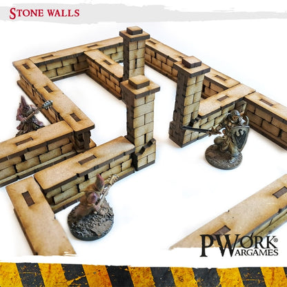 PWork - Stone walls - MDF Terrain Scenery