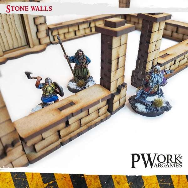 PWork - Stone walls - MDF Terrain Scenery