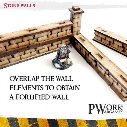 PWork - Stone walls - MDF Terrain Scenery