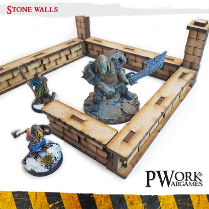 PWork - Stone walls - MDF Terrain Scenery