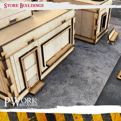 PWork - Store Buildings - MDF Terrain Scenery