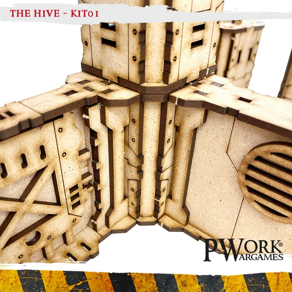 PWork - The Hive 01 - Columns - MDF Terrain Scenery