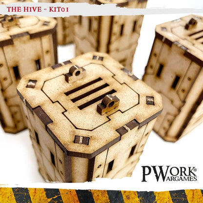 PWork - The Hive 01 - Columns - MDF Terrain Scenery