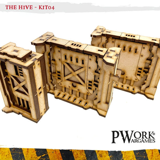PWork - The Hive 04 - Gates - MDF Terrain Scenery