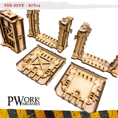 PWork - The Hive 04 - Gates - MDF Terrain Scenery