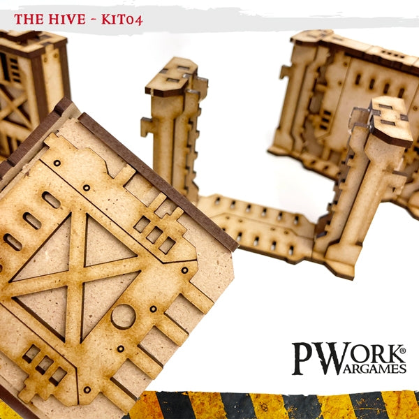 PWork - The Hive 04 - Gates - MDF Terrain Scenery