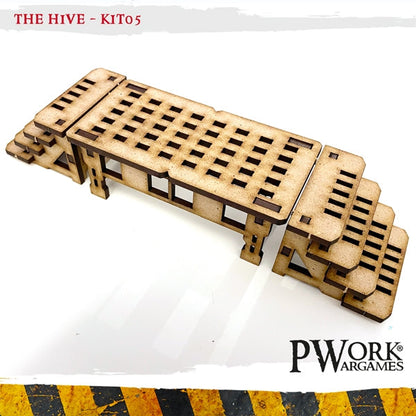 PWork - The Hive 05 - Stairs and Platforms - MDF Terrain Scenery