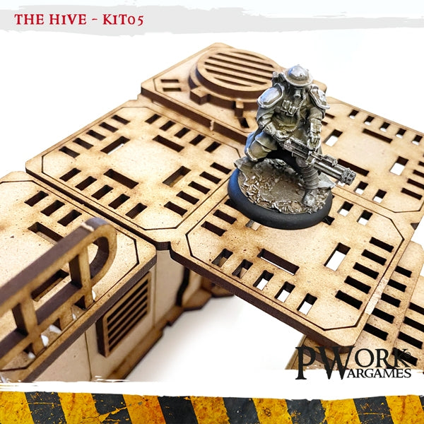 PWork - The Hive 05 - Stairs and Platforms - MDF Terrain Scenery