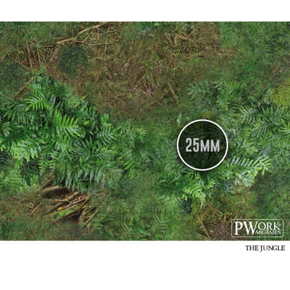 PWork - The Jungle - Wargames Terrain Mat - 44X90"