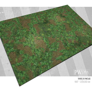 PWork - The Jungle - Wargames Terrain Mat - 44X60
