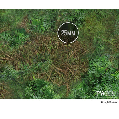 PWork - The Jungle - Wargames Terrain Mat - 44X30"