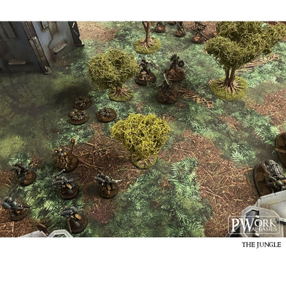 PWork - The Jungle - Wargames Terrain Mat - 4X6'