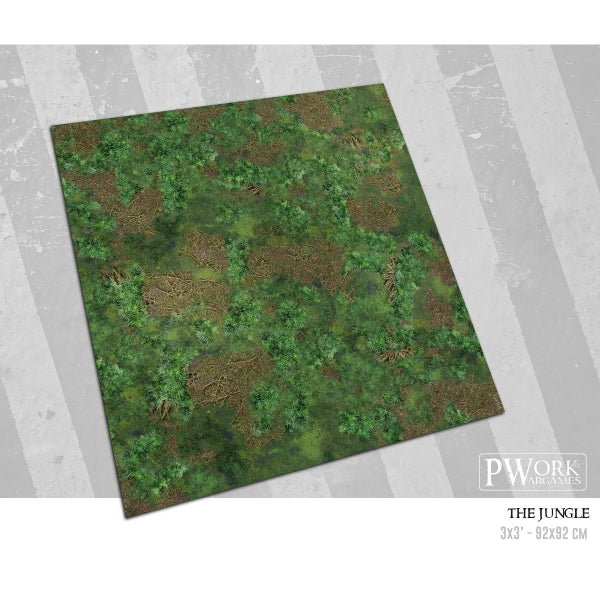 PWork - The Jungle - Wargames Terrain Mat - 44X90"