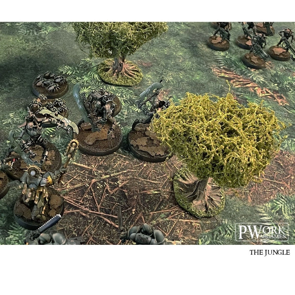 PWork - The Jungle - Wargame Terrain Mat - 22X30"