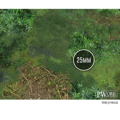 PWork - The Jungle - Wargames Terrain Mat - 44X60"