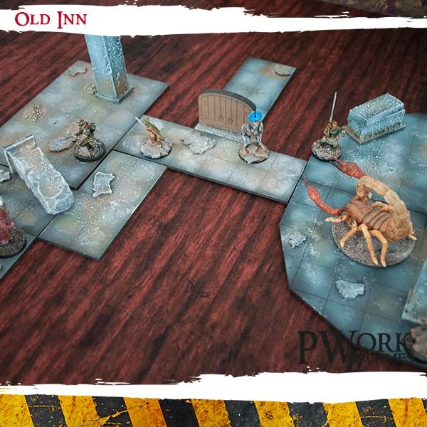 PWork - The Old Inn - Tabletop Board Game Mat - 22X30"