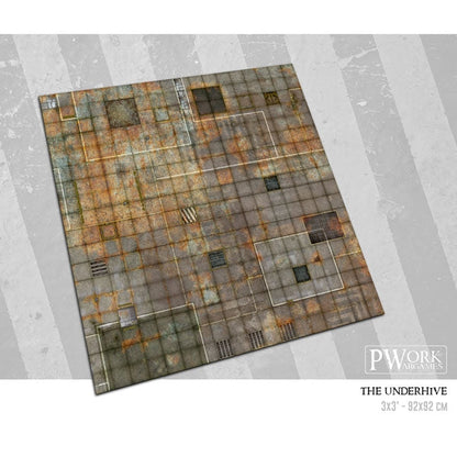 PWork - The Underhive - Wargames Terrain Mat - 22X30"
