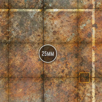 PWork - The Underhive - Wargames Terrain Mat - 3X3'