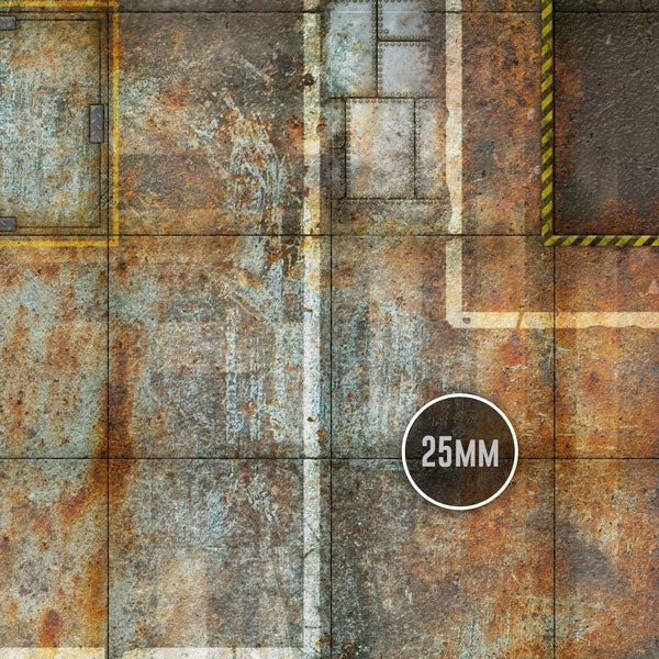 PWork - The Underhive - Wargames Terrain Mat - 3X3'