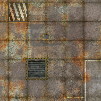 PWork - The Underhive - Wargames Terrain Mat - 22X30"