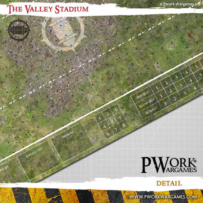 PWork - Blood Bowl - The Valley Stadium - Fantasy Football Mat
