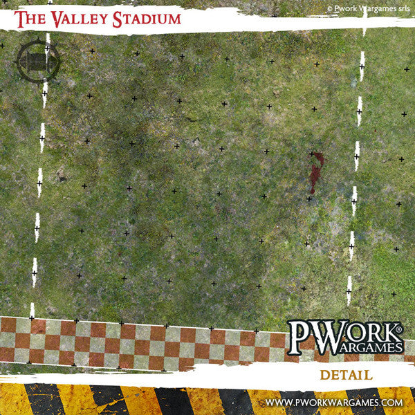 PWork - Blood Bowl - The Valley Stadium - Fantasy Football Mat