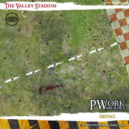 PWork - Blood Bowl - The Valley Stadium - Fantasy Football Mat