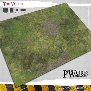 PWork - The Valley - Wargames Terrain Mat - 44X60