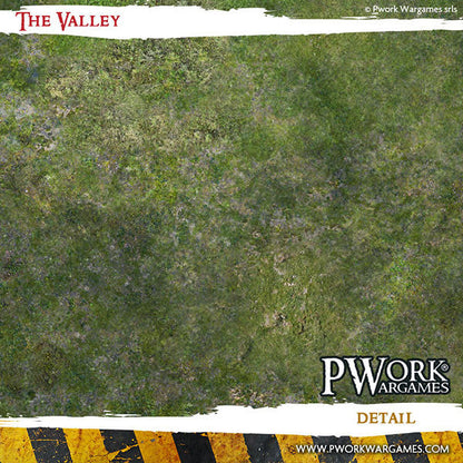 PWork - The Valley - Wargames Terrain Mat - 3X3'