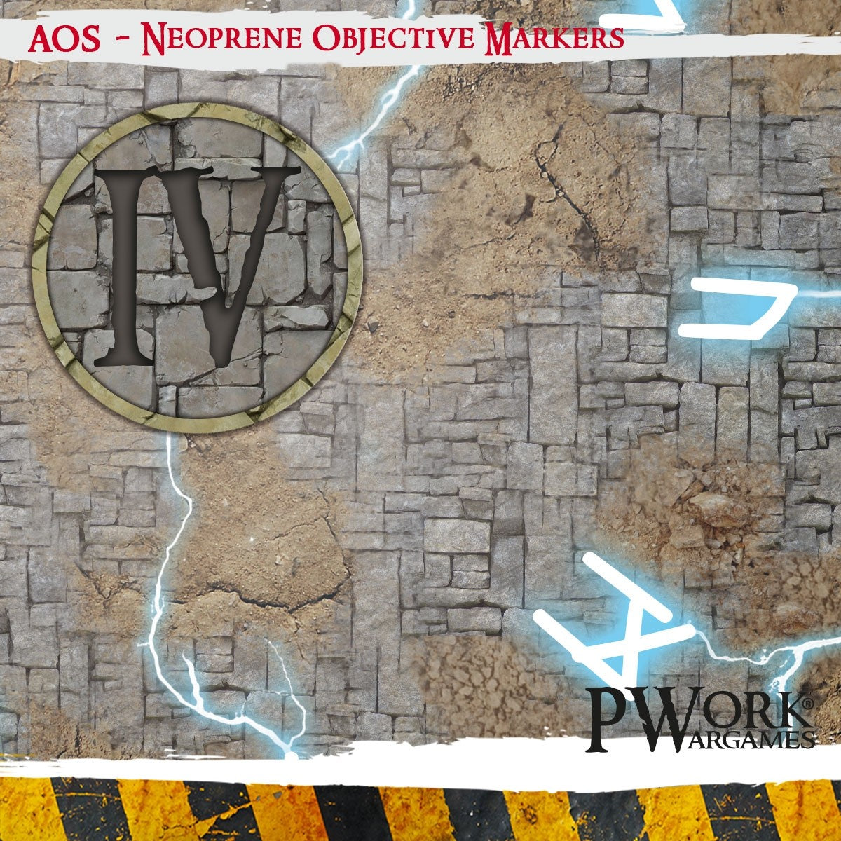 PWork - Thunder Strike - AOS Neoprene Objective Markers