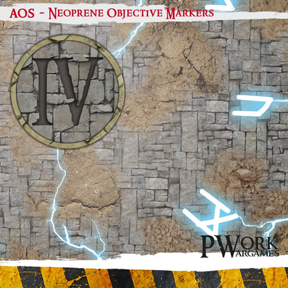 PWork - Thunder Strike - AOS Neoprene Objective Markers