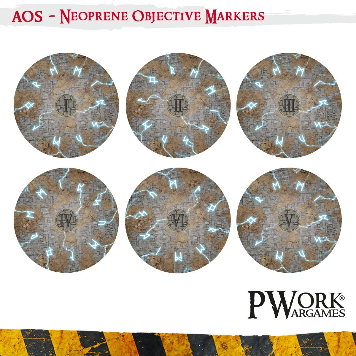 PWork - Thunder Strike - AOS Neoprene Objective Markers