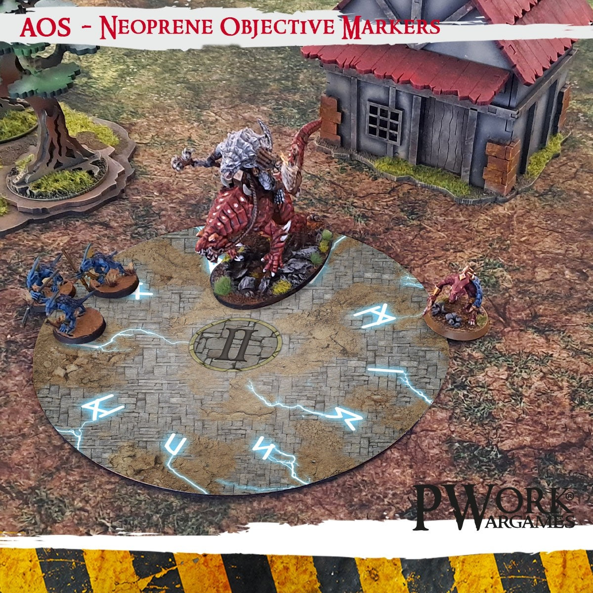 PWork - Thunder Strike - AOS Neoprene Objective Markers