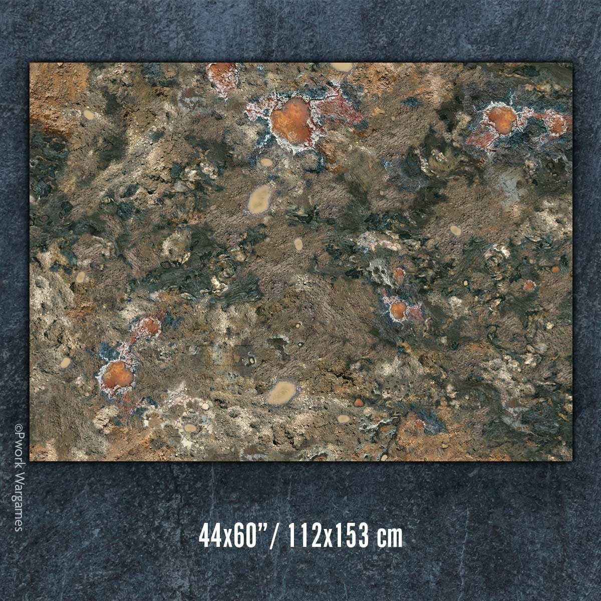PWork - Trench Warfare - Wargames Terrain Mat - 44X60"