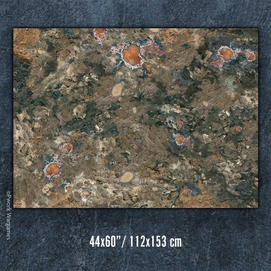 PWork - Trench Warfare - Wargames Terrain Mat - 44X60"