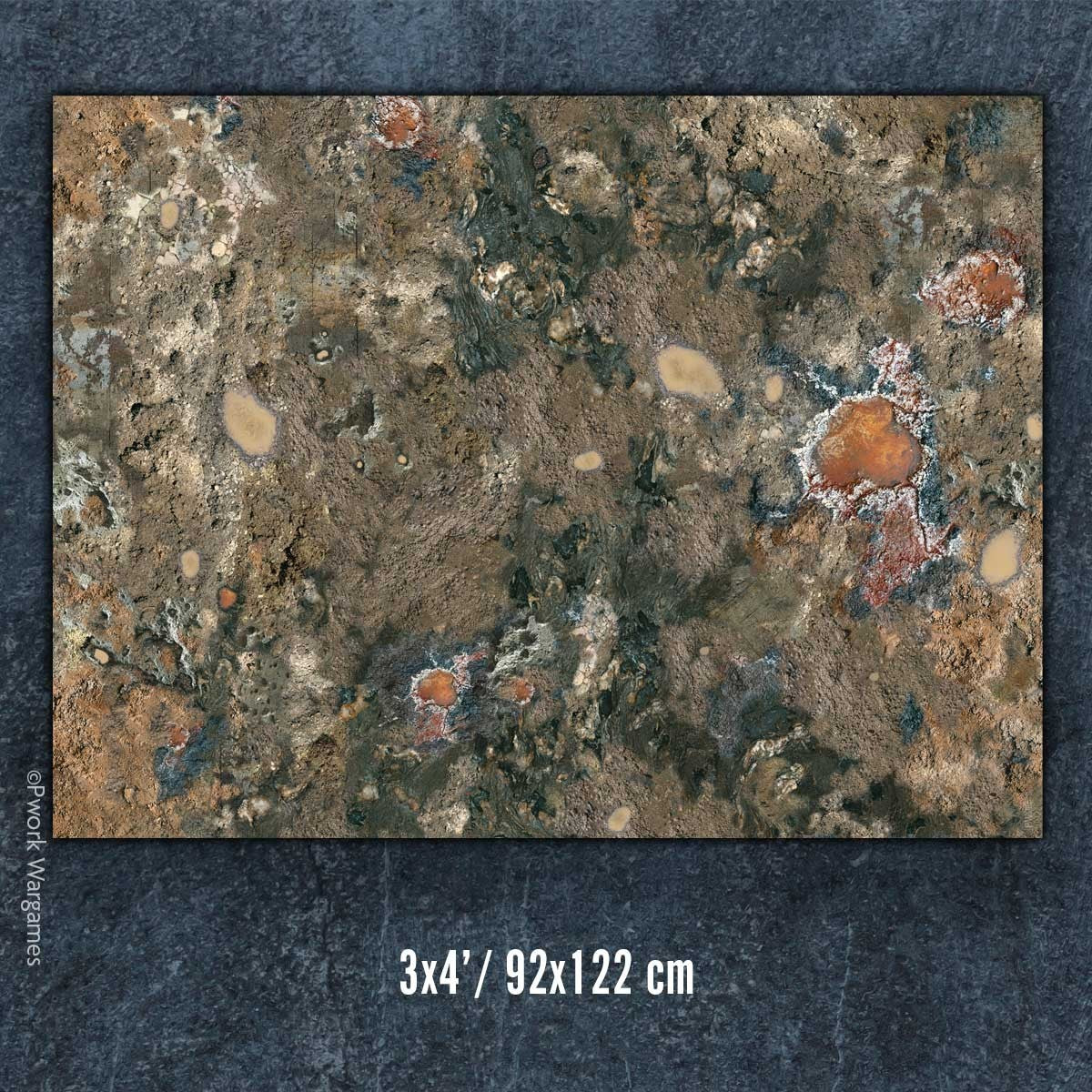 PWork - Trench Warfare - Wargames Terrain Mat - 3X4'